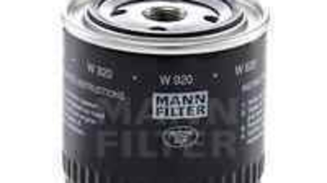 Filtru ulei GLAS GT Cabriolet MANN-FILTER W 920