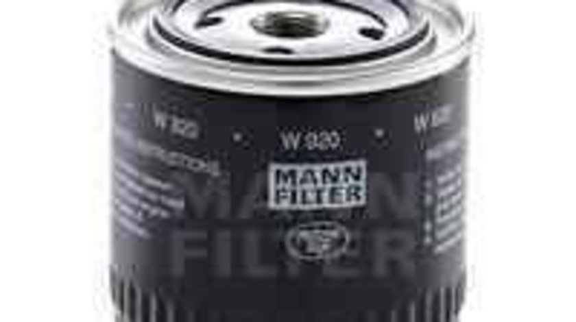 Filtru ulei GLAS GT Cabriolet MANN-FILTER W 920