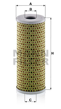 Filtru ulei (H729 MANN-FILTER) MERCEDES-BENZ