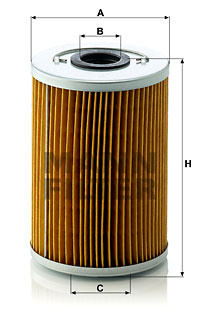 Filtru ulei (H929X MANN-FILTER) MERCEDES-BENZ,PUCH