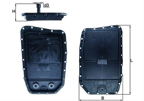 Filtru Ulei Hidraulic - Mahle Bmw HX 152