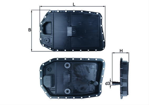Filtru Ulei Hidraulic - Mahle Bmw HX 154