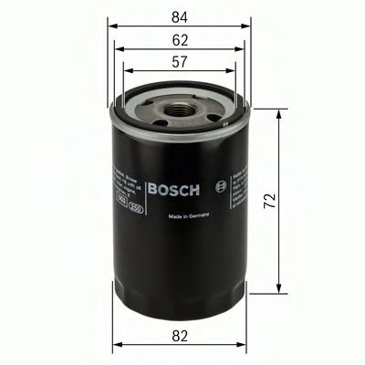 Filtru ulei HONDA ACCORD VI (CG, CK) (1997 - 2003) BOSCH 0 451 103 316 piesa NOUA