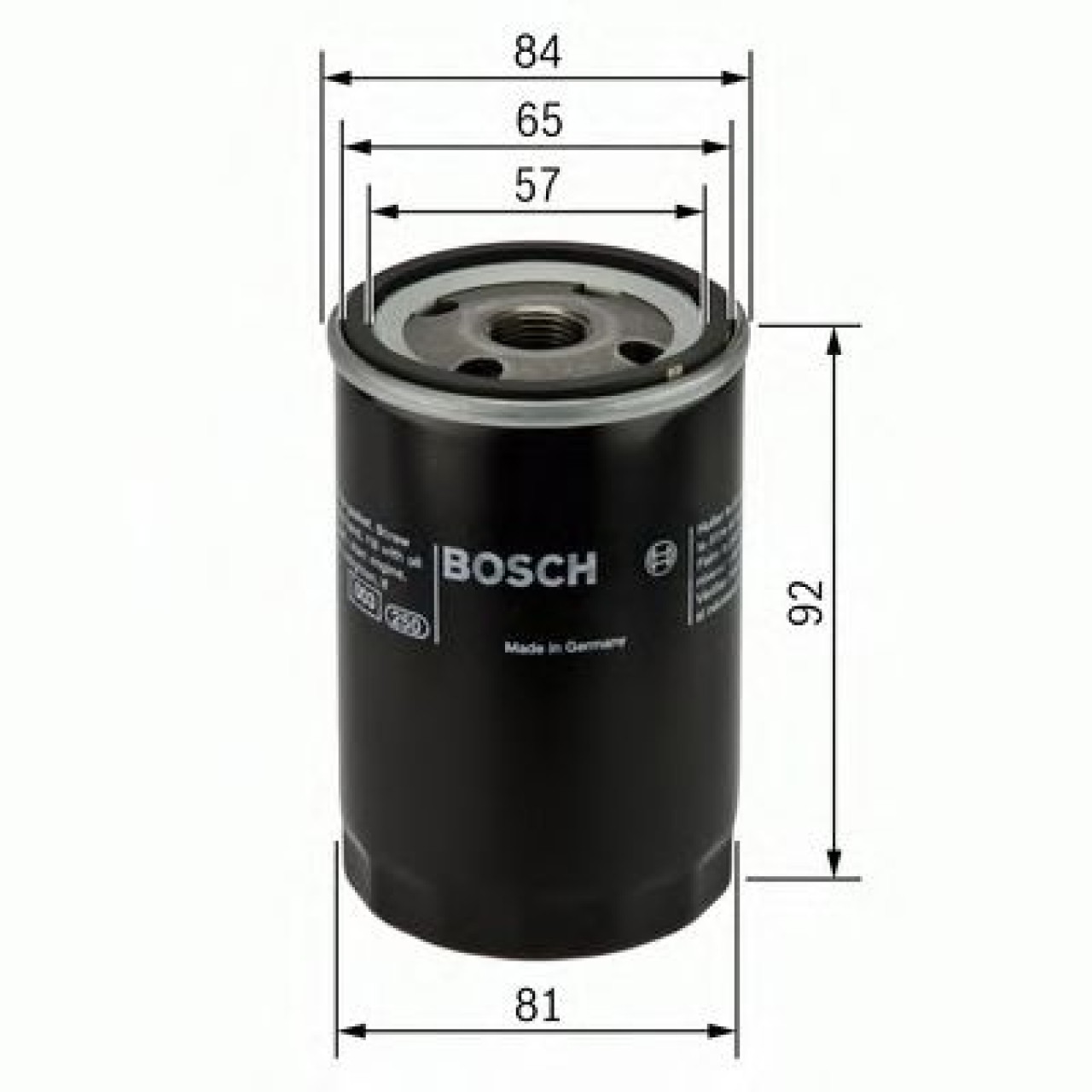 Filtru ulei HONDA ACCORD VII (CM) (2002 - 2008) BOSCH 0 986 452 036 piesa NOUA