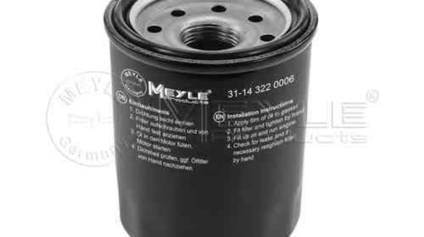 Filtru ulei HONDA HR-V (GH) MEYLE 31-14 322 0006