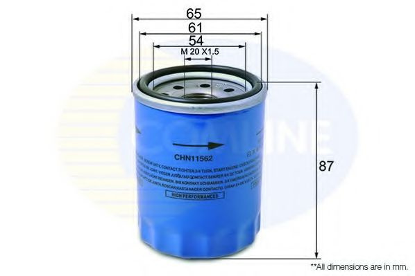 Filtru ulei HONDA JAZZ III (GE) (2007 - 2013) COMLINE CHN11562 piesa NOUA
