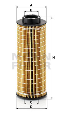 Filtru ulei (HU1072X MANN-FILTER) SCANIA