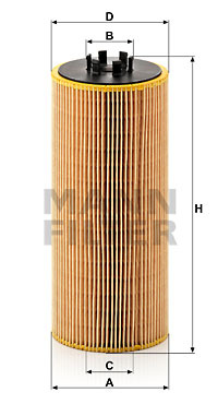 Filtru ulei (HU12110X MANN-FILTER) KAMAZ,MERCEDES-BENZ,MITSUBISHI,SETRA