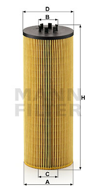 Filtru ulei (HU12140X MANN-FILTER) MAZ,MERCEDES-BENZ,NEOPLAN,SETRA