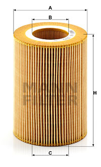 Filtru ulei (HU1270X MANN-FILTER) DAF,GINAF,SOLARIS,VAN HOOL