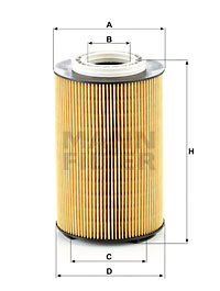 Filtru ulei (HU12911Z MANN-FILTER) MAN,NEOPLAN