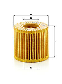 Filtru ulei (HU6006Z MANN-FILTER) DAIHATSU,LEXUS,LOTUS,PERODUA,SUBARU,TOYOTA,TOYOTA (FAW)