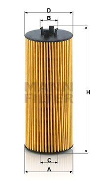 Filtru ulei (HU6008Z MANN-FILTER) MERCEDES-BENZ
