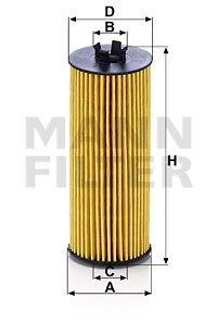 Filtru ulei (HU6009Z MANN-FILTER) CHRYSLER,DODGE,FIAT,JEEP,LANCIA,VW