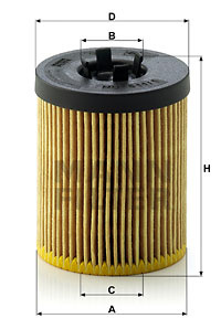 Filtru ulei (HU6111X MANN-FILTER) HOLDEN,OPEL,SAAB,SATURN,VAUXHALL