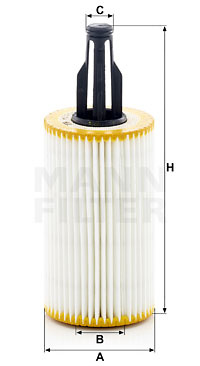 Filtru ulei (HU7025Z MANN-FILTER) MERCEDES-BENZ,MERCEDES-BENZ (BBDC)