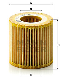 Filtru ulei (HU710X MANN-FILTER) MERCEDES-BENZ,SEAT,SKODA,VW