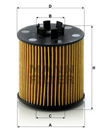 Filtru ulei (HU7126X MANN-FILTER) AUDI,SEAT,SKODA,VW
