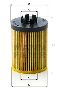 Filtru ulei (HU7128X MANN-FILTER) HOLDEN,OPEL,SUZUKI,VAUXHALL