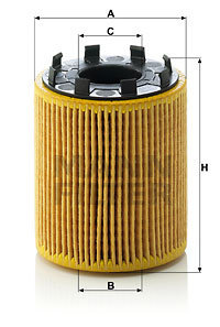 Filtru ulei (HU7131X MANN-FILTER) ABARTH,ALFA ROMEO,CHRYSLER,DODGE,FIAT,FORD,JEEP,LANCIA,OPEL,SUBARU...
