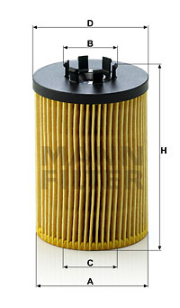 Filtru ulei (HU7155X MANN-FILTER) ALPINA,BMW,MORGAN