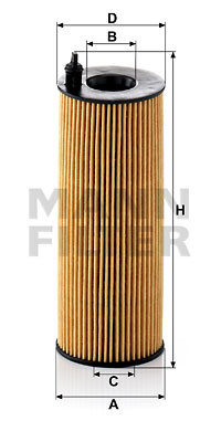 Filtru ulei (HU7215X MANN-FILTER) ALPINA,BMW