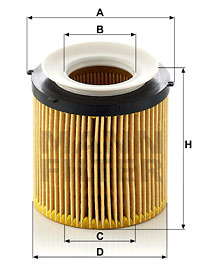 Filtru ulei (HU8002XKIT MANN-FILTER) BMW