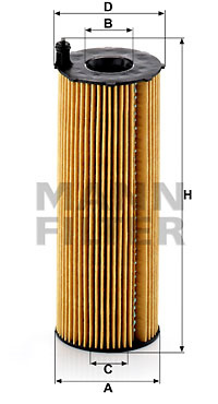 Filtru ulei (HU8003X MANN-FILTER) LAND ROVER
