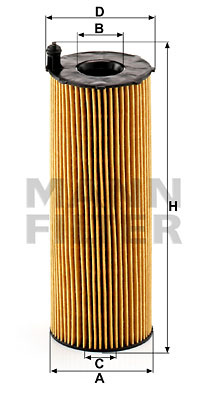 Filtru ulei (HU831X MANN-FILTER) AUDI,VW