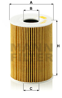 Filtru ulei (HU9001X MANN-FILTER) PORSCHE