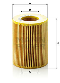 Filtru ulei (HU9254X MANN-FILTER) ALPINA,BMW,WIESMANN