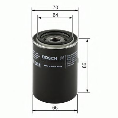 Filtru ulei HYUNDAI i10 (PA) (2007 - 2013) BOSCH F 026 407 025 piesa NOUA