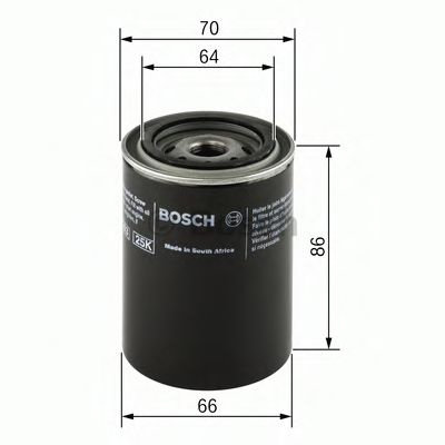 Filtru ulei HYUNDAI i10 (PA) (2007 - 2013) BOSCH F 026 407 025 piesa NOUA