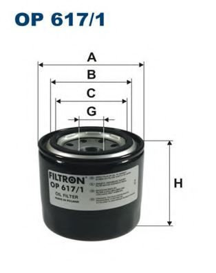 Filtru ulei HYUNDAI i40 CW (VF) (2011 - 2016) FILTRON OP617/1 piesa NOUA