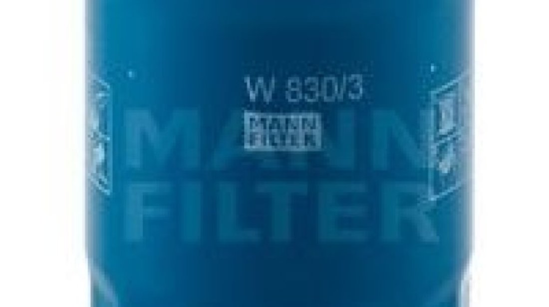 Filtru ulei HYUNDAI TRAJET (FO) (2000 - 2008) MANN-FILTER W 830/3 piesa NOUA