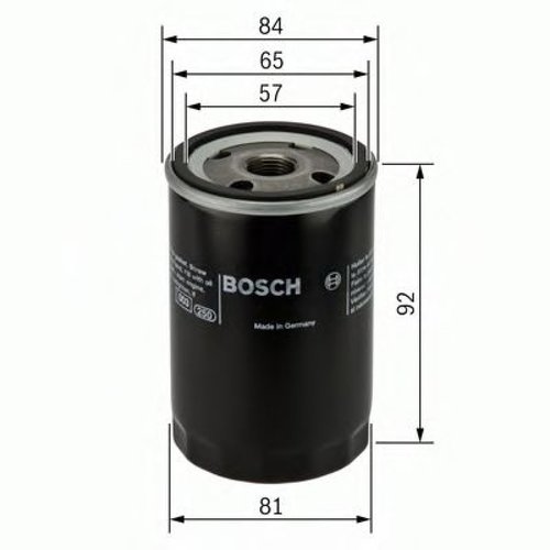 Filtru ulei ISUZU TROOPER (UB) (1991 - 2000) BOSCH 0 986 452 036 piesa NOUA