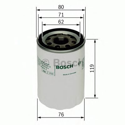 Filtru ulei JAGUAR S-TYPE (CCX) (1999 - 2009) BOSCH 0 451 103 335 piesa NOUA