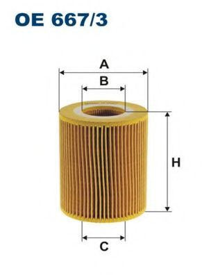 Filtru ulei JAGUAR XF (CC9) (2008 - 2015) FILTRON OE667/3 piesa NOUA