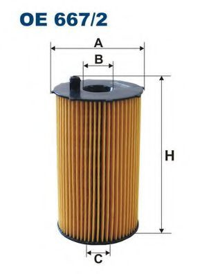 Filtru ulei JAGUAR XF (CC9) (2008 - 2015) FILTRON OE667/2 piesa NOUA