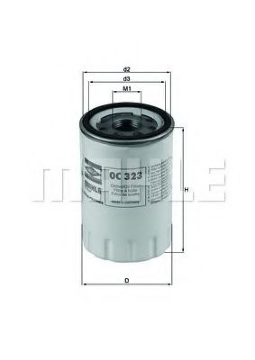 Filtru ulei JAGUAR XJ (NAW, NBW) (1996 - 2003) KNECHT OC 323 piesa NOUA