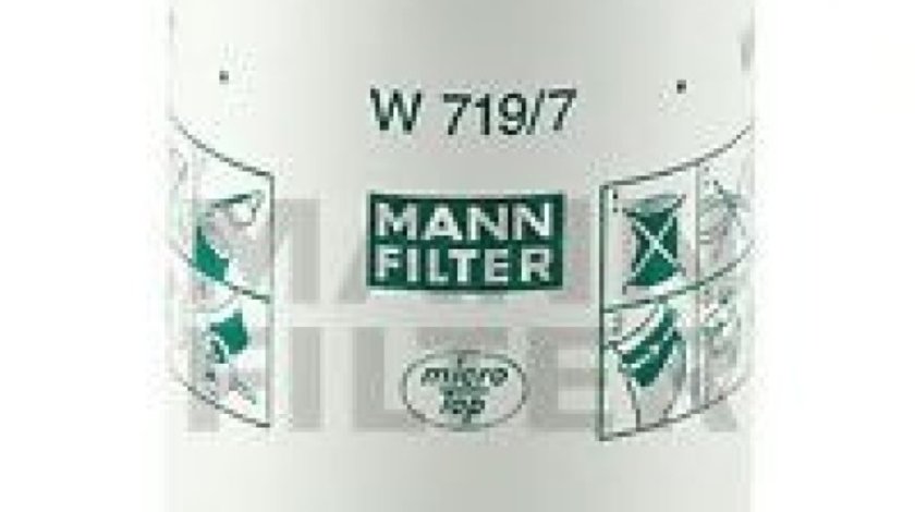 Filtru ulei JAGUAR XJ (NAW, NBW) (1996 - 2003) MANN-FILTER W 719/7 piesa NOUA