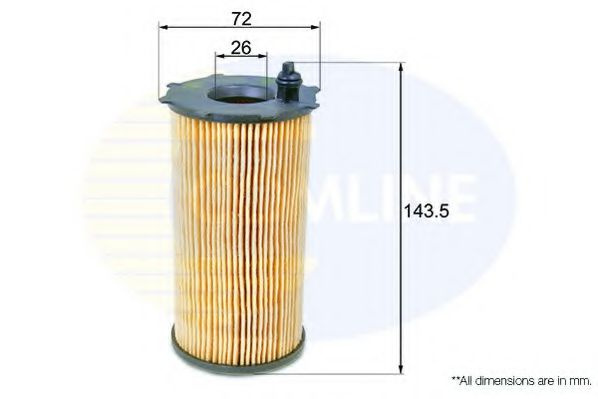 Filtru ulei JEEP CHEROKEE (KJ) (2001 - 2008) COMLINE EOF239 piesa NOUA