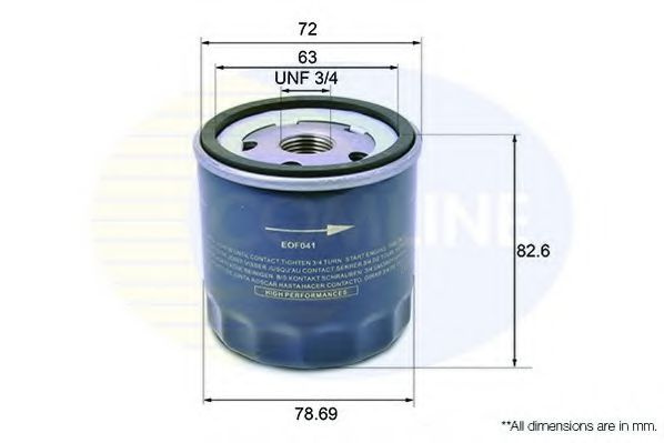 Filtru ulei JEEP CHEROKEE (KJ) (2001 - 2008) COMLINE EOF041 piesa NOUA