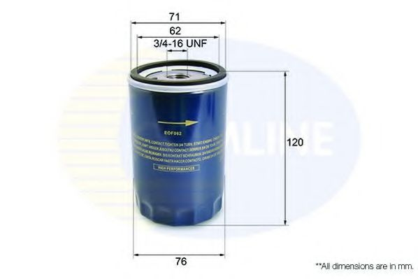 Filtru ulei JEEP GRAND CHEROKEE I (ZJ) (1991 - 1999) COMLINE EOF062 piesa NOUA