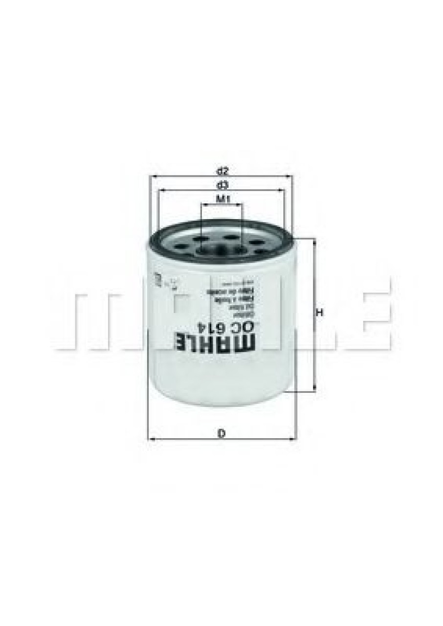 Filtru ulei JEEP PATRIOT (MK74) (2007 - 2016) KNECHT OC 614 piesa NOUA
