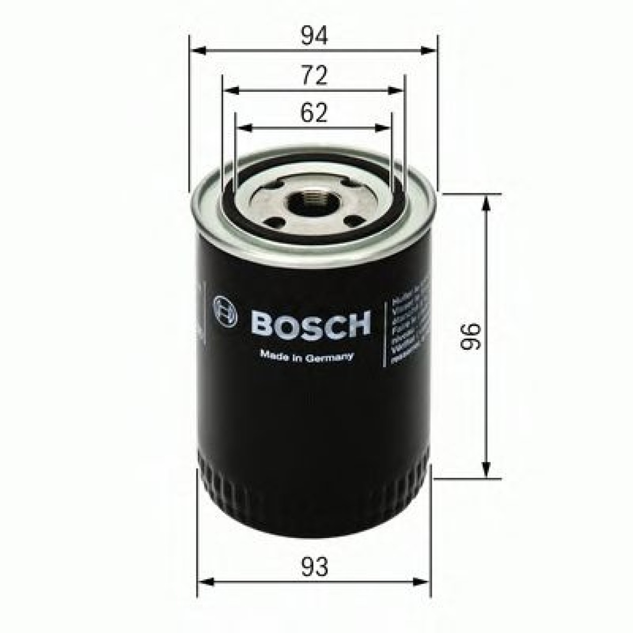 Filtru ulei JEEP WRANGLER II (TJ) (1996 - 2008) BOSCH 0 451 103 251 piesa NOUA