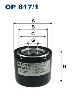 Filtru ulei KIA CEED SW (JD) (2012 - 2016) FILTRON OP617/1 piesa NOUA