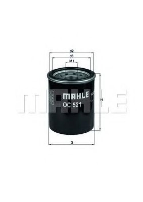 Filtru ulei KIA RIO combi (DC) (2000 - 2005) KNECHT OC 521 piesa NOUA