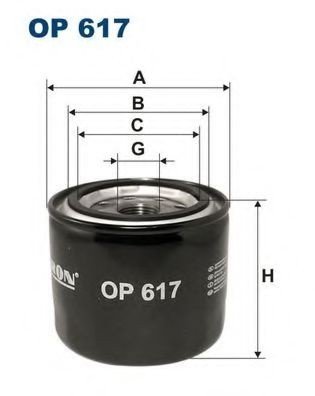 Filtru ulei KIA RIO III (UB) (2011 - 2016) FILTRON OP617 piesa NOUA