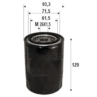 Filtru ulei KIA SORENTO I (JC) (2002 - 2009) VALEO 586095 piesa NOUA